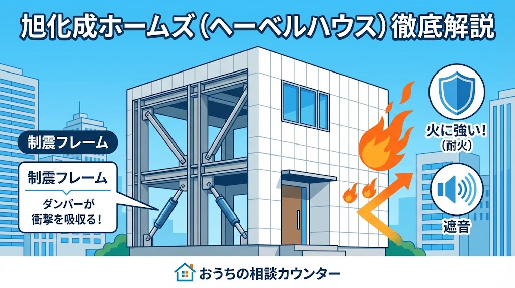 【ハウスメーカー解説】旭化成ホームズ(ヘーベルハウス)の評判は?最強の壁「ヘーベル」や工法、向いている人を徹底分析!