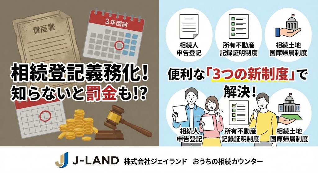 【不動産オーナー必見】「知らなかった」では済まされない!相続登記義務化と便利な新制度を徹底解説